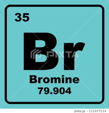 Bromine icon 111877214