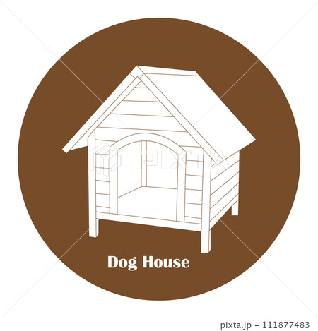 Dog house icon Dog house icon 111877483