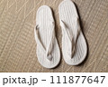 綿素材の草履 綿素材の草履 111877647