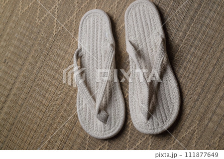 綿素材の草履 綿素材の草履 111877649