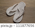 綿素材の草履 綿素材の草履 111877656