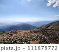 秋の白毛門山頂から見た景色 111878772
