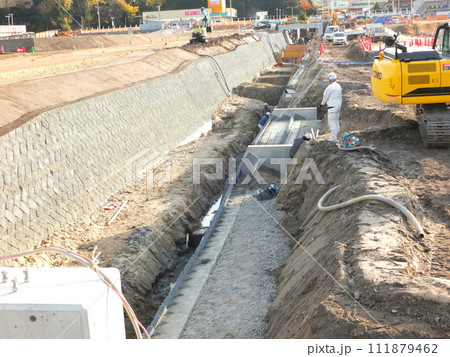 護岸土木コンクリート舗装工事01 護岸土木コンクリート舗装工事01 111879462