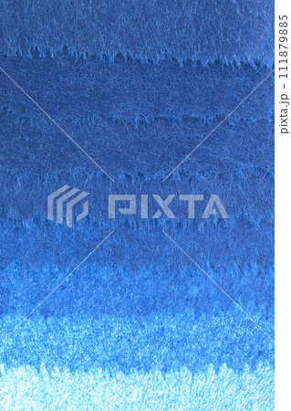 和紙によるグラデーション背景素材（藍色） 111879885