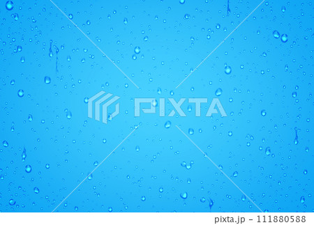 背景素材_結露_青 111880588