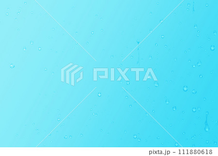 背景素材_結露_水色 111880618