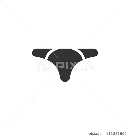 Male underpants icon flat 111881662