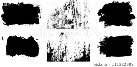 Black and white grunge. Distress overlay texture. Abstract surface dust and rough dirty wall background concept. Distress illustration simply place over object to create grunge effect. Vector EPS10. 111882988