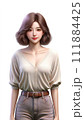 キレイな女性（AI） 111884425