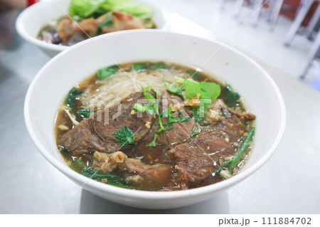 noodles ,Chinese noodles or beef noodles 111884702
