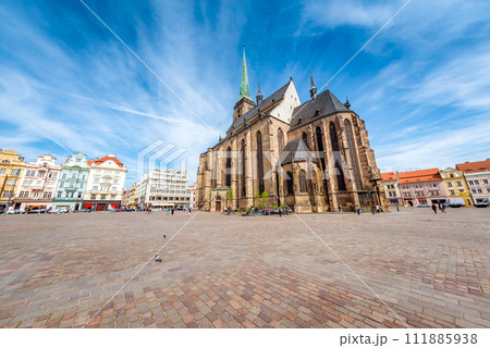 St. Bartholomew Cathedral in Pilsen. Czech Republic St. Bartholomew Cathedral in Pilsen. Czech Republic 111885938