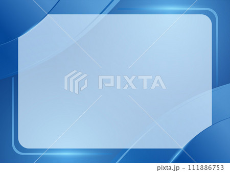 Abstract vector blue background with frame Abstract vector blue background with frame 111886753