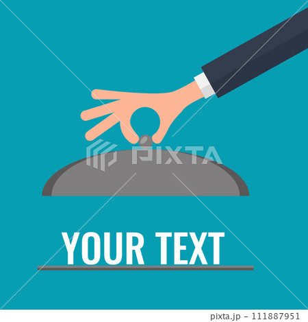 Open Serve Plate Vector Illustration Open Serve Plate Vector Illustration 111887951