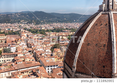 The giant cupola of the cathedral Santa Maria del Fiore in Florence The giant cupola of the cathedral Santa Maria del Fiore in Florence 111892001