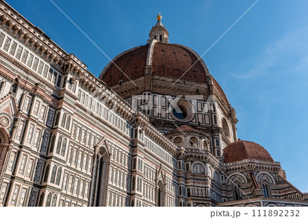 Neo-gothic facade of the cathedral Santa Maria del Fiore in Florence Neo-gothic facade of the cathedral Santa Maria del Fiore in Florence 111892232