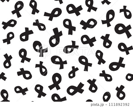 Aid ribbon logo. Vector drawingのイラスト素材 [111892392] - PIXTA