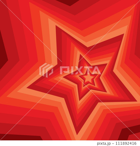 Bright starry pattern. Vector drawing 111892416