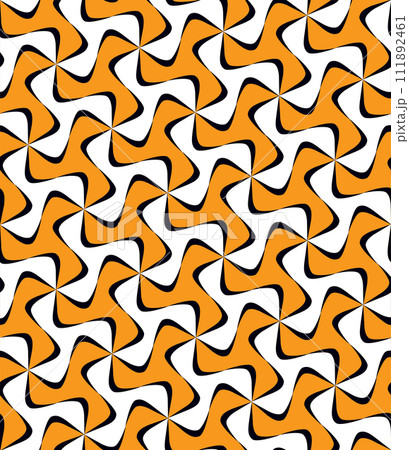 Repeating monochrome twisted stripe pattern 111892461