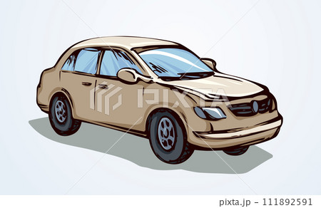 Taxi. Vector drawing 111892591