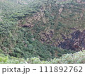八丈島山頂から見える噴火口 111892762