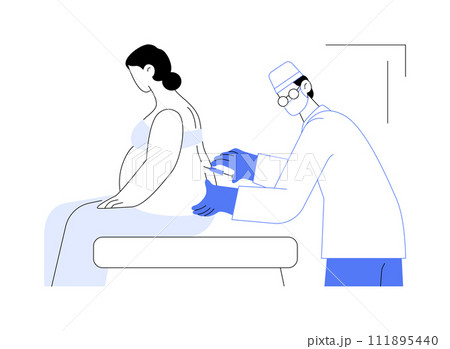 Anaesthetics in labour abstract concept vector illustration. Anaesthetics in labour abstract concept vector illustration. 111895440