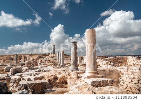 Ruins of ancient Kourion. Limassol District. Cyprus Ruins of ancient Kourion. Limassol District. Cyprus 111898504