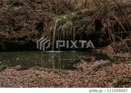 small pond lake river near waterfall Burbun small pond lake river near waterfall Burbun 111898687
