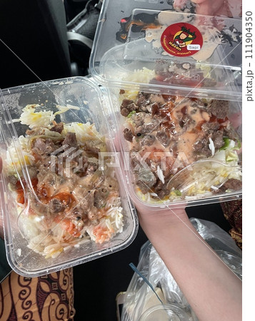 Delicious Kabuli rice with lamb and chicken Delicious Kabuli rice with lamb and chicken 111904350