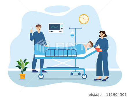 Plastic Surgery Vector Illustration of Medical Surgical Operation on the Body or Face as Expected using Advanced Equipment in Cartoon Background Plastic Surgery Vector Illustration of Medical Surgical Operation on the Body or Face as Expected using Advanced Equipment in Cartoon Background 111904501