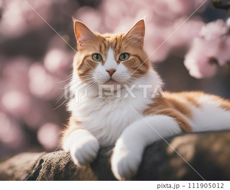 桜と猫 111905012