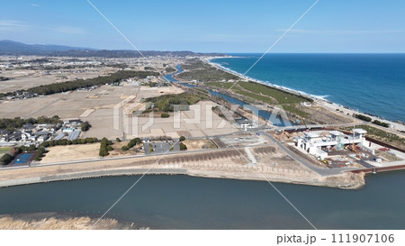 いわき市のビーチ 新舞子浜海岸 いわき市のビーチ 新舞子浜海岸 111907106