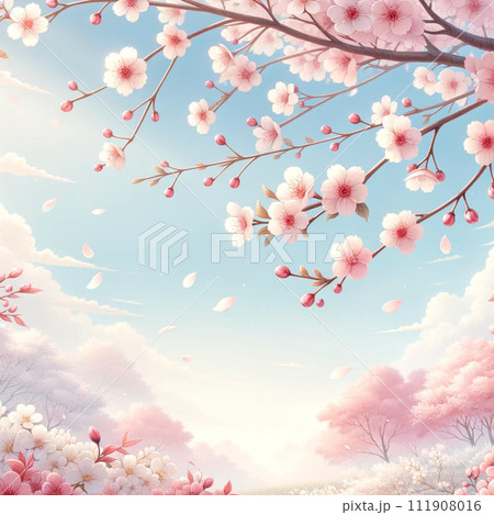 さくらの背景 111908016