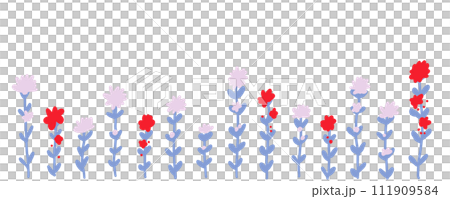 blue stem flowers 111909584