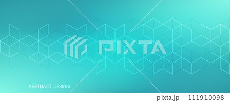 The graphic design elements with isometric shape blocks. Vector illustration of abstract geometric background The graphic design elements with isometric shape blocks. Vector illustration of abstract geometric background 111910098