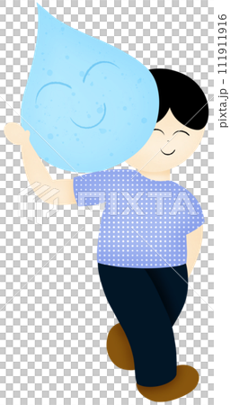 Man holding water Man holding water 111911916