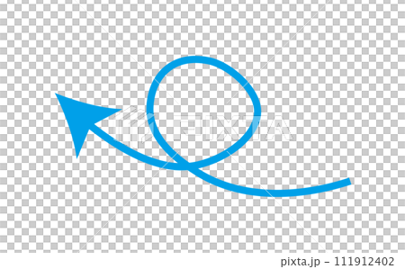 青い矢印 青い矢印 111912402