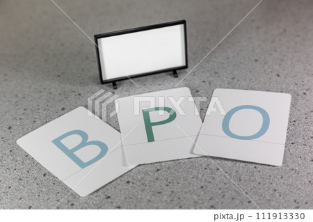 BPO 文字カード 111913330
