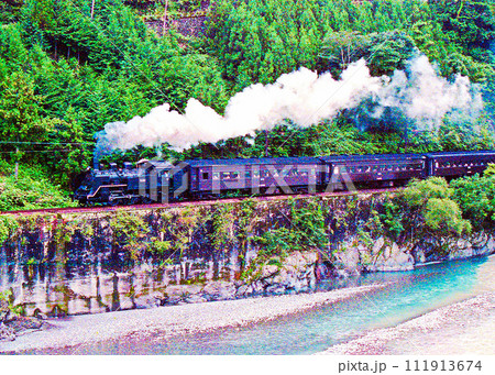 大井川鉄道の蒸気機関車 111913674