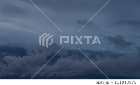 Dramatic clouds on sky before storm 111913975