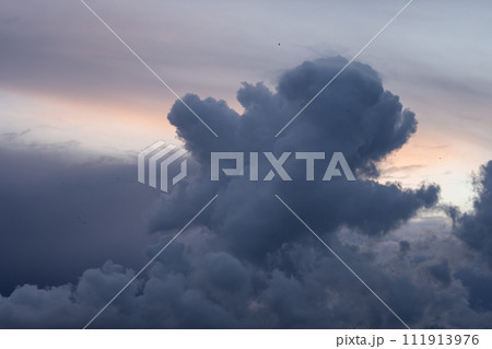 Dramatic clouds on sky before storm Dramatic clouds on sky before storm 111913976