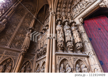 exteriors of the cathedral, Metz, France 111914409