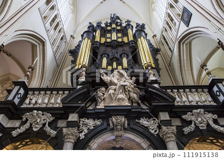 Interiors of Saint Salvator's Cathedral, Bruges, Belgium 111915138