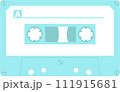 カセットテープ_シンプル 111915681