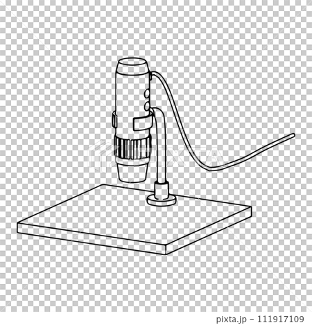 digital microscope line drawing 111917109