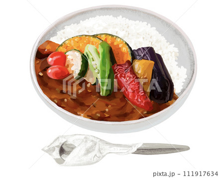 野菜カレー（スプーン付き） 111917634