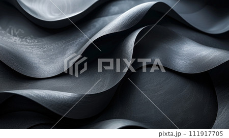 Abstract black background. Modern background. AI 111917705