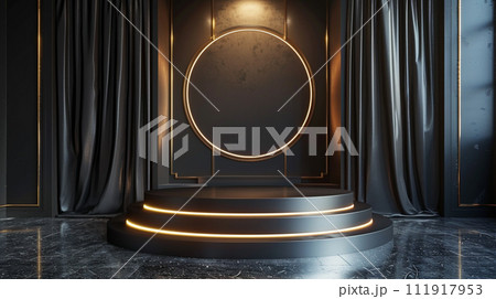 3d luxury podium for your product. Generative AI 111917953