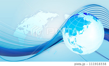 透明な地球儀のイラスト 透明な地球儀のイラスト 111918338