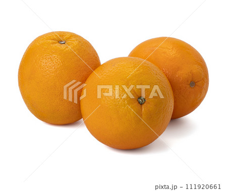 Ripe orange isolated on white background Clipping Path 111920661