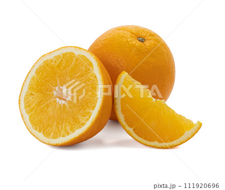 Ripe orange isolated on white background Clipping Path Ripe orange isolated on white background Clipping Path 111920696